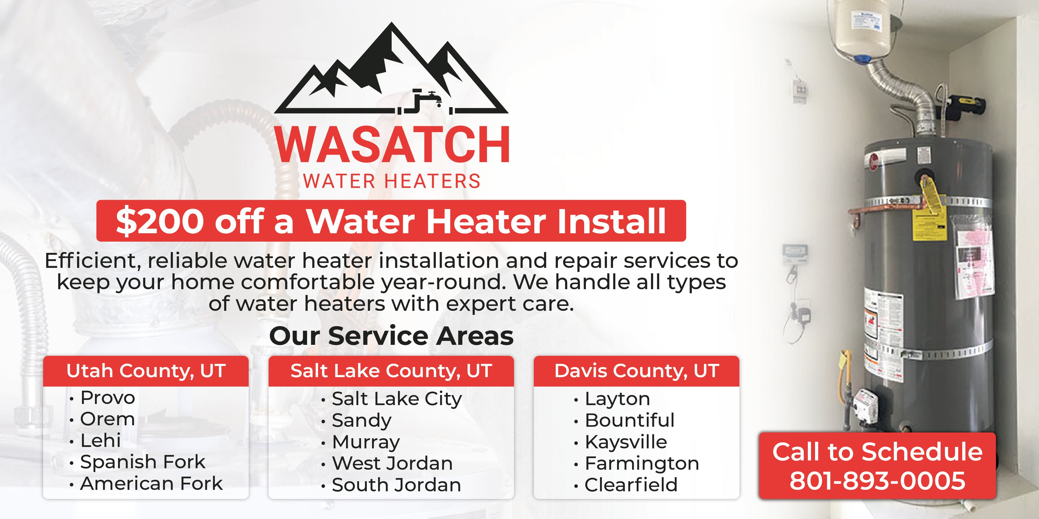 $100 off water heater coupon