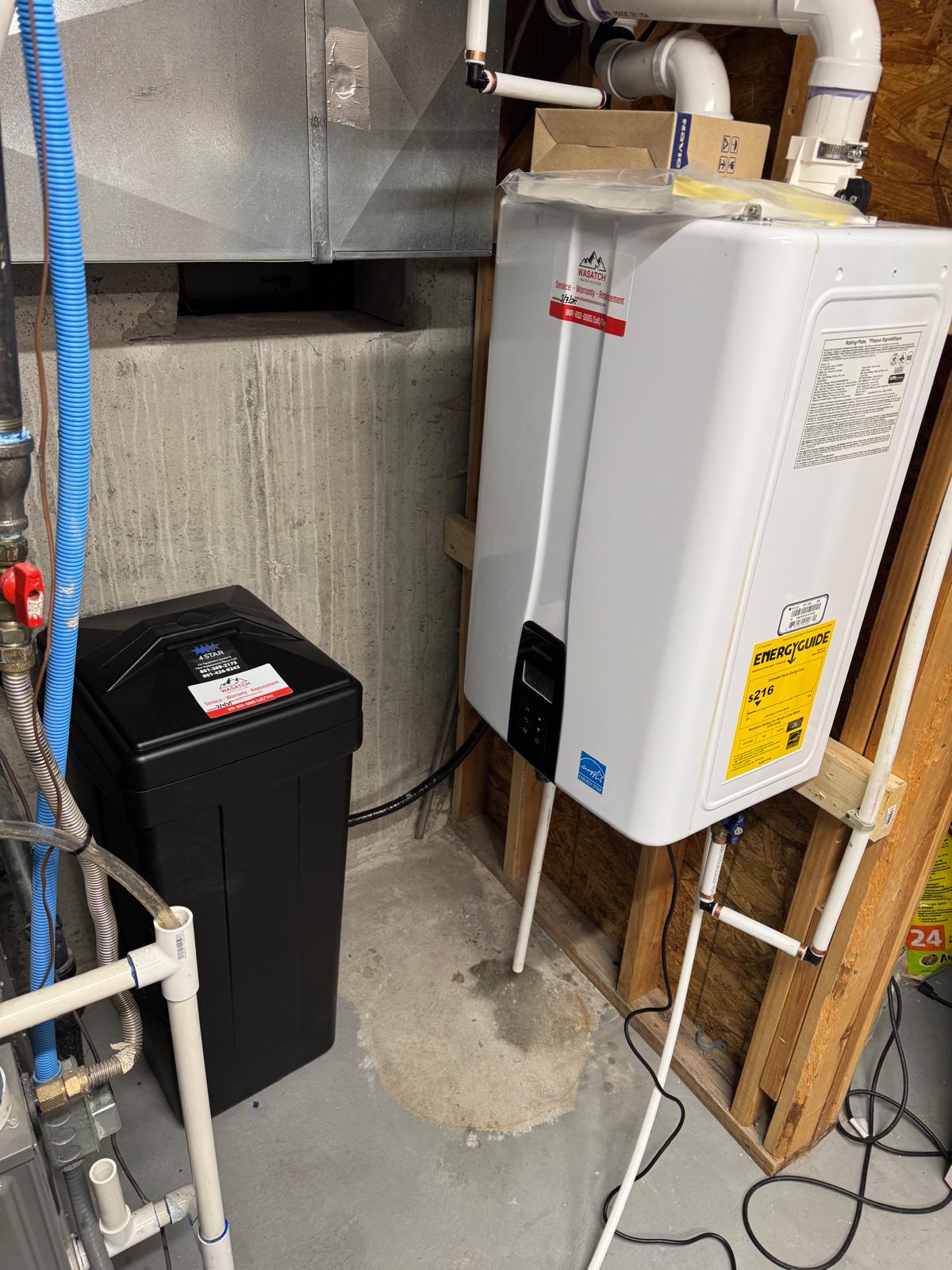tankless water heater install 1