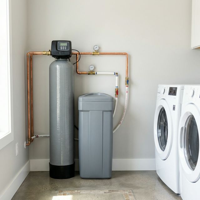 After: Water Softener Installation